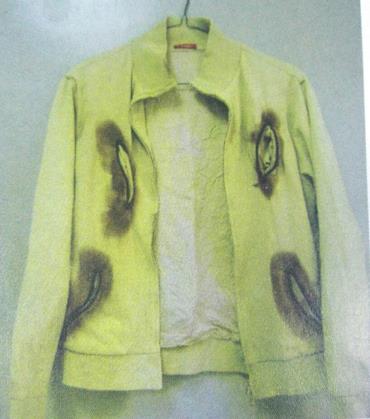 皮革鑲邊棉夾克洇色沾染與修復 皮革鑲邊棉夾克洇色沾染與修復