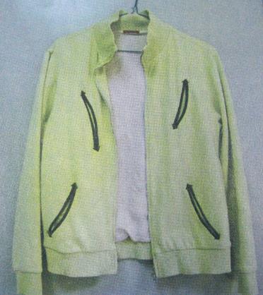 皮革鑲邊棉夾克洇色沾染與修復 皮革鑲邊棉夾克洇色沾染與修復